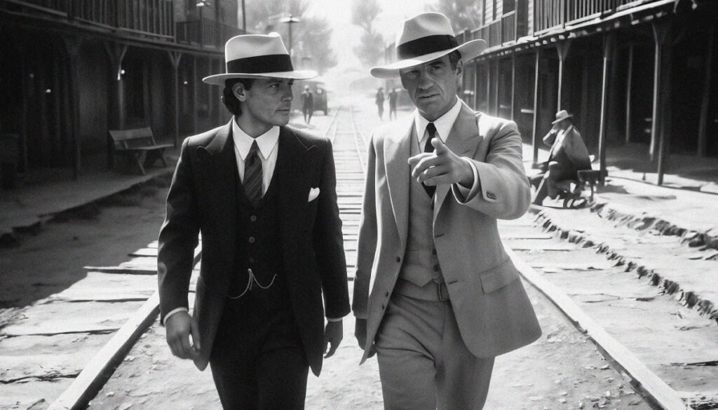 Alain Delon et Belmondo