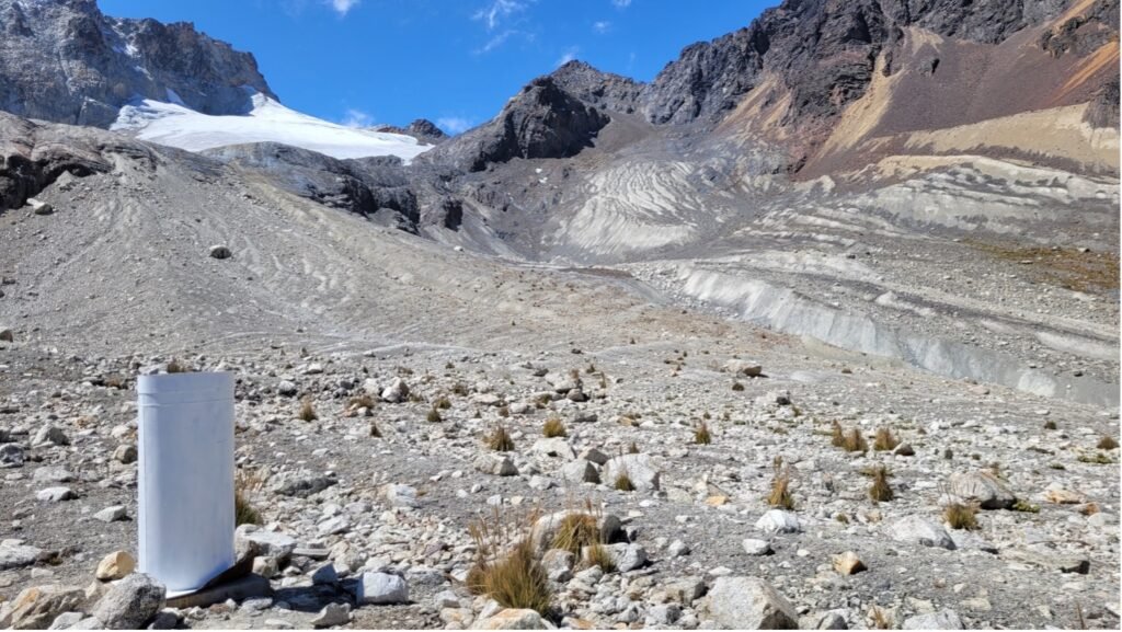 Glacier Charquini en Bolivie