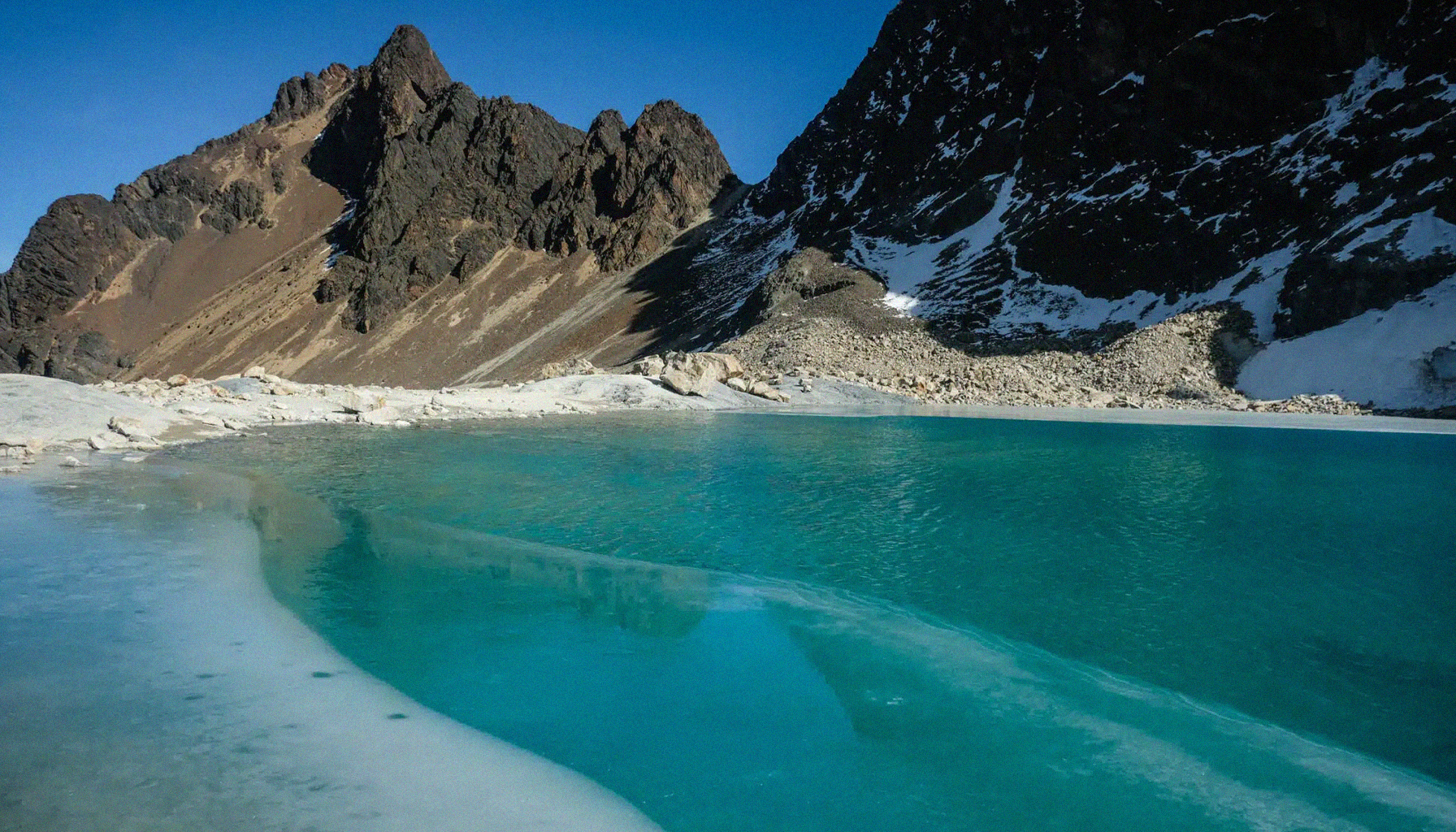 ENVIRONNEMENT – Le Glacier Charquini (Bolivie), entre tourisme et catastrophe naturelle