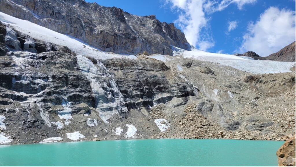 Glacier Charquini en Bolivie