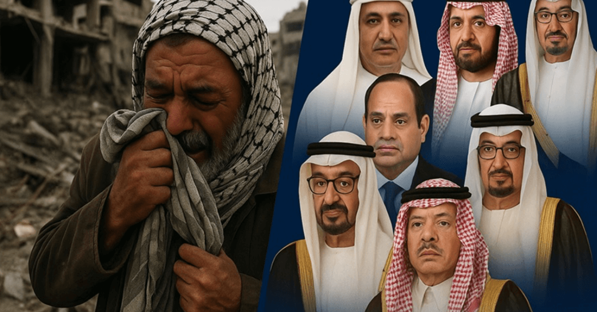 Un Palestinien pleure sur les ruines de sa maison à Gaza tandis que les dirigeants arabes, divisés et hésitants, peinent à proposer une solution collective 