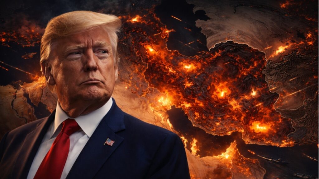 Trump face à l'Iran en feu