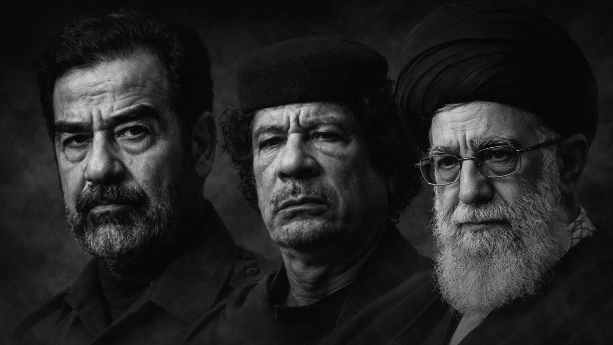 Husein, Kadafy, Rhamenei