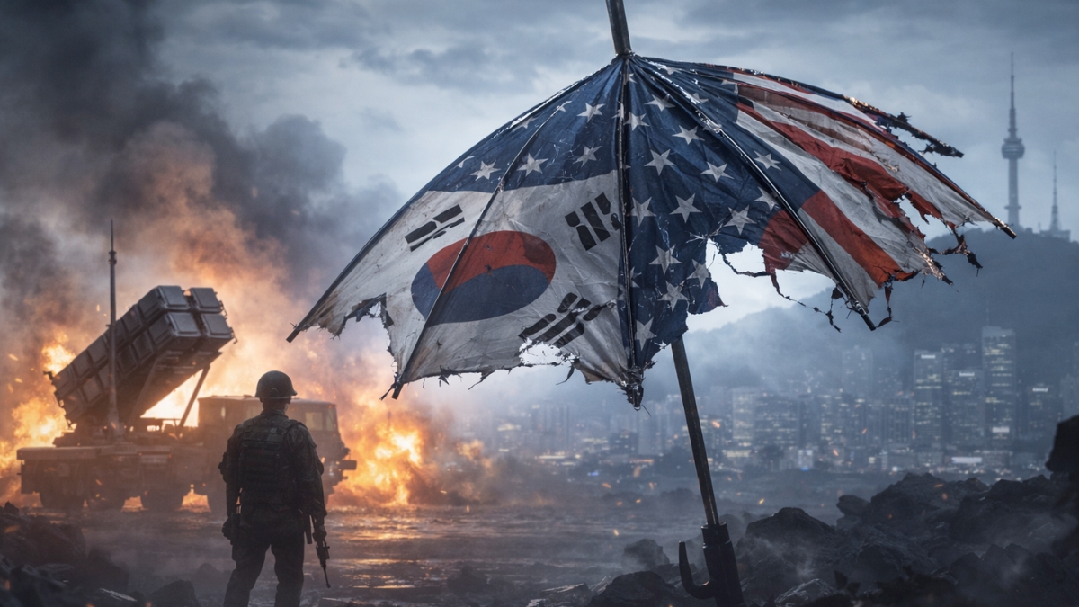 parapluie américain en Asie