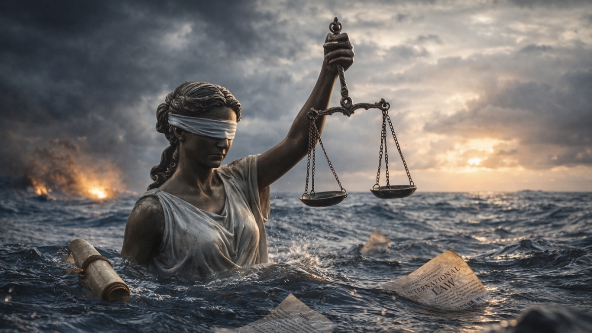 La justice au milieu de l'eau