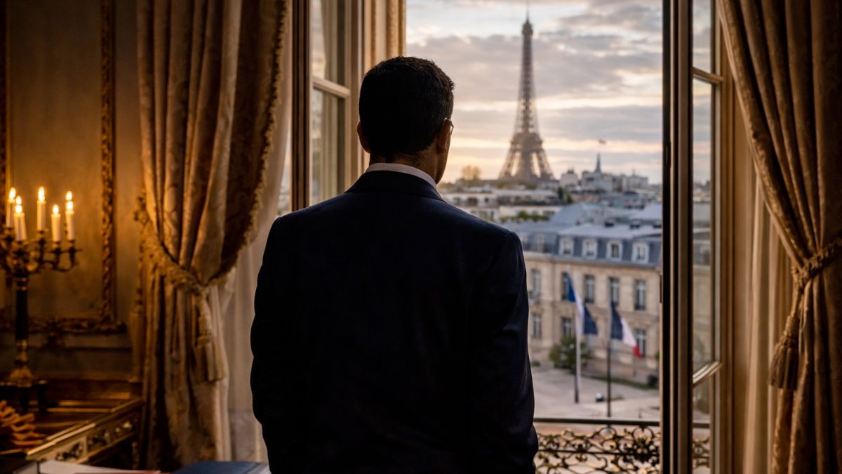 Homme politique à Paris