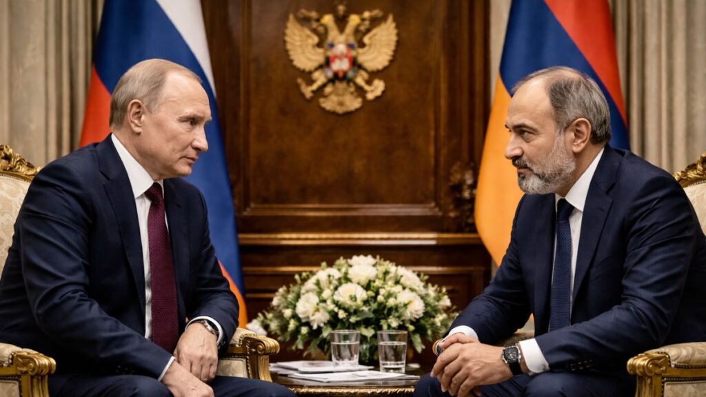 Poutine et l'Arménie