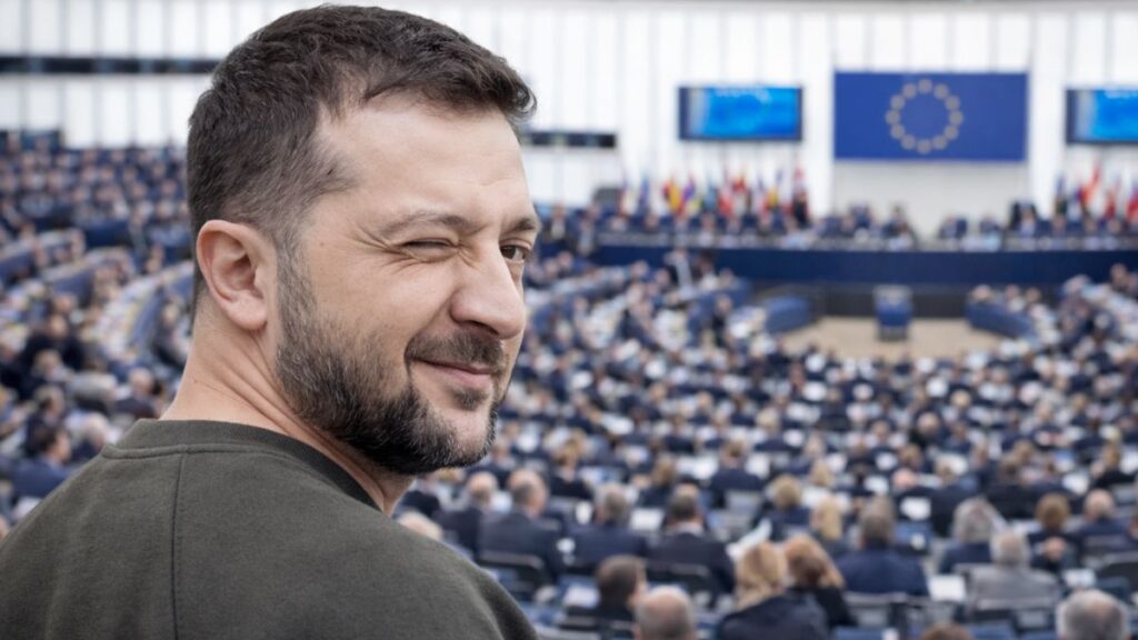 Zélensky au parlement européen