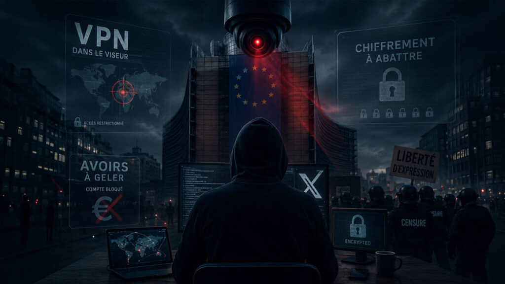 VPN, chiffrement, gel des avoirs
