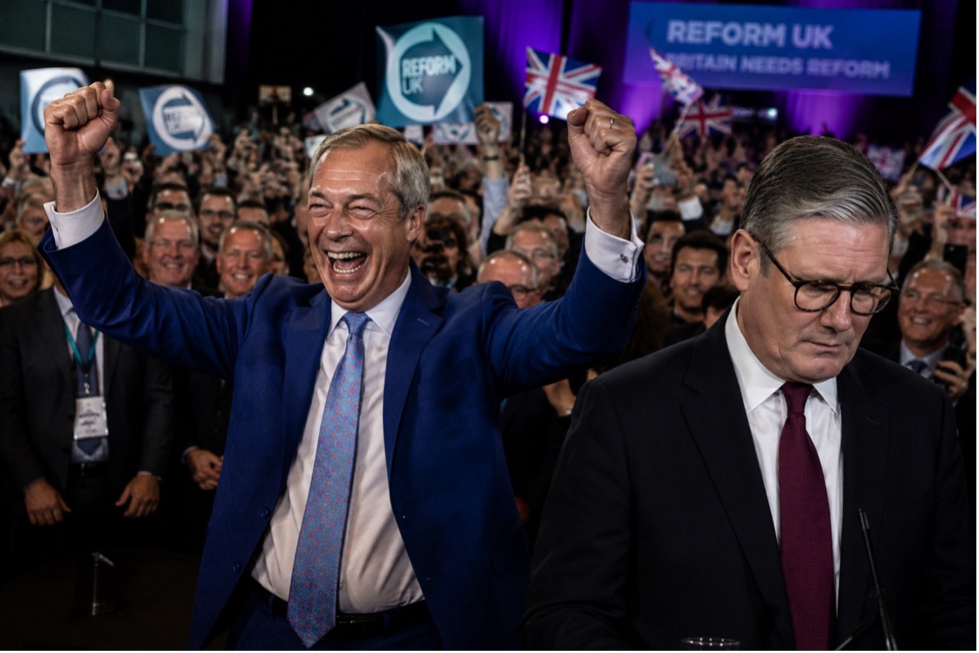 Nigel Farage Shocks Britain: Reform UK Crushes Labour as Pressure Mounts on Keir Starmer