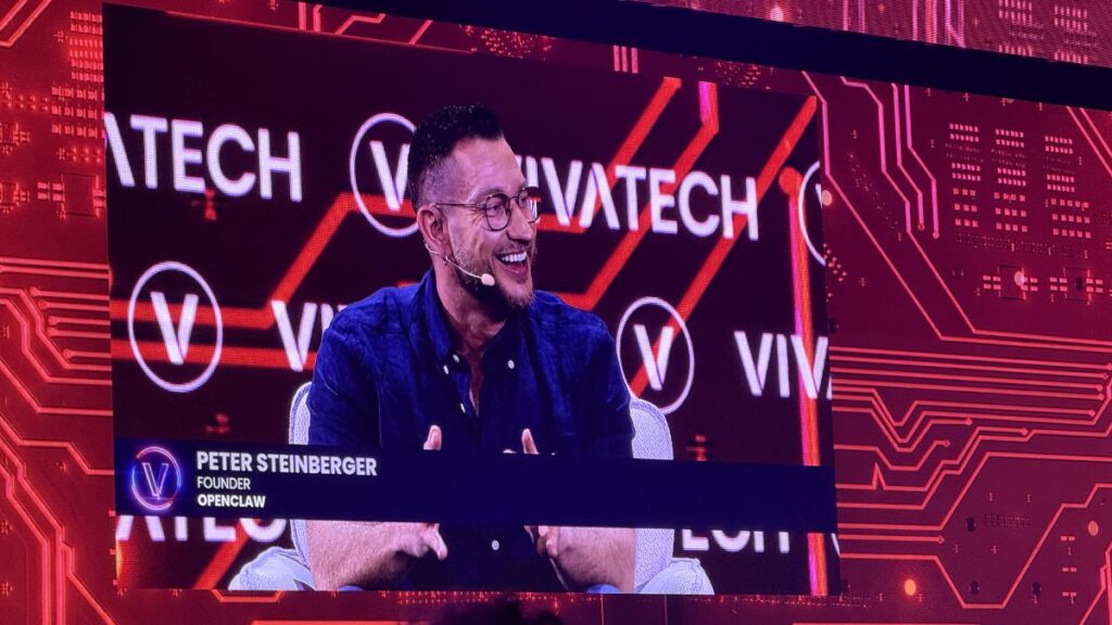Peter STEINBERGER de OPENCLAW – Photo par Alexandre RAOULT 
