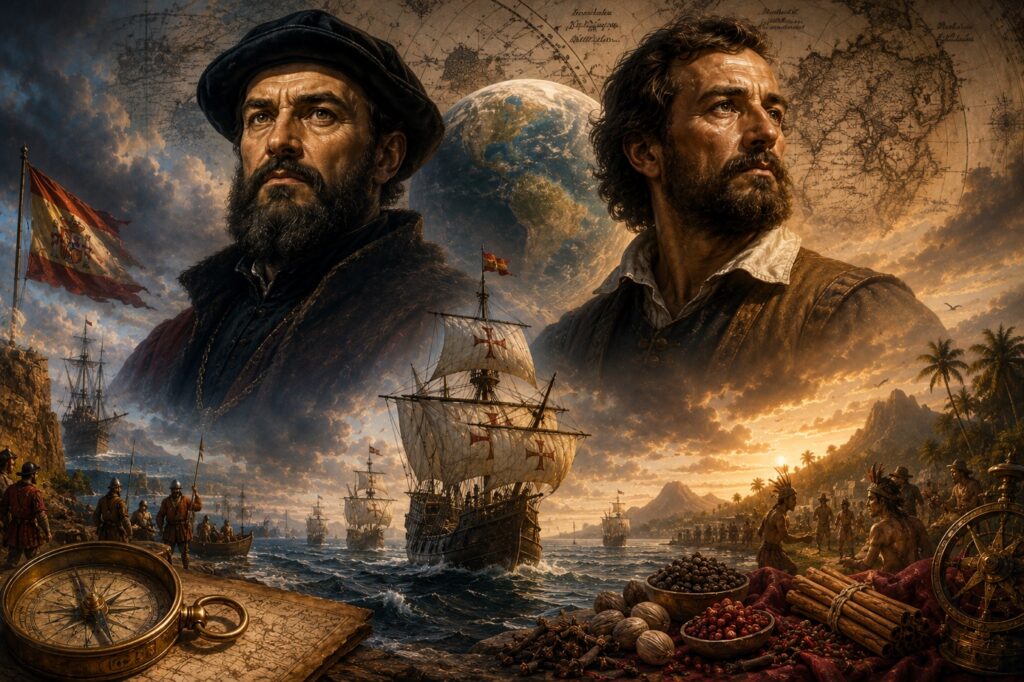 Magellan et El Cano : pionniers de la mondialisation