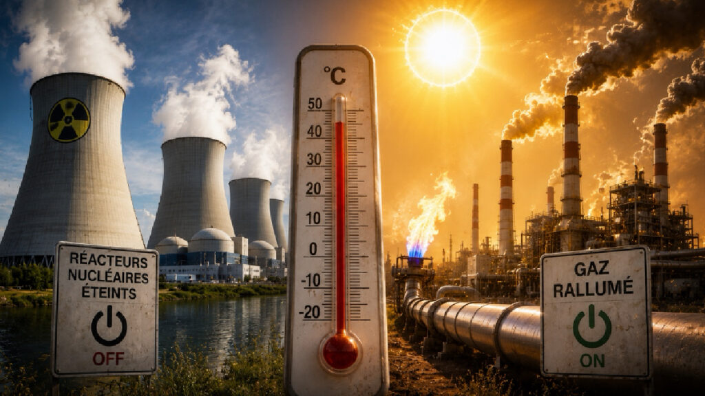Canicule : On éteint nos réacteurs nucléaires