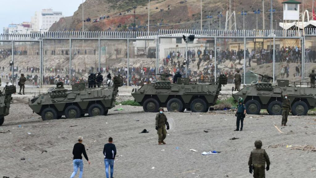 L’armée espagnole engager à la Ceuta