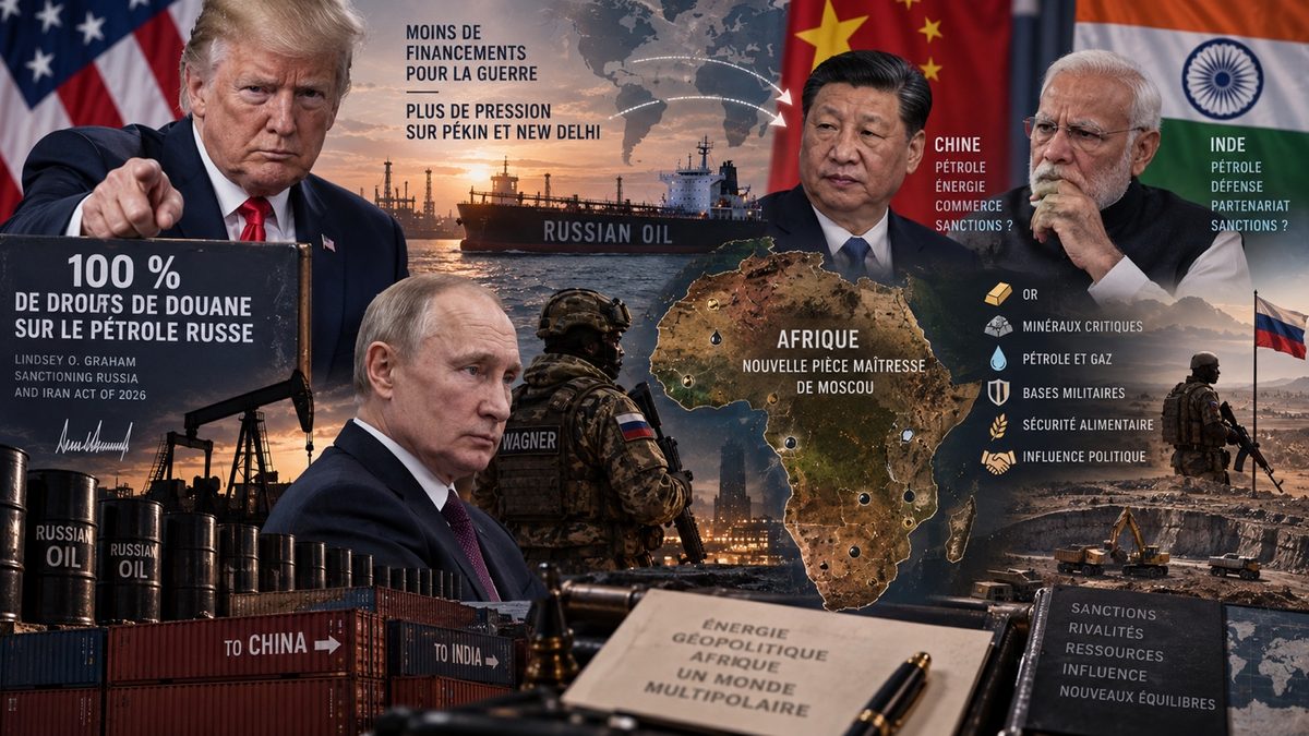 ANALYSE – Washington menace la Chine et l&rsquo;Inde de droits de douane de 100 % sur le pétrole russe