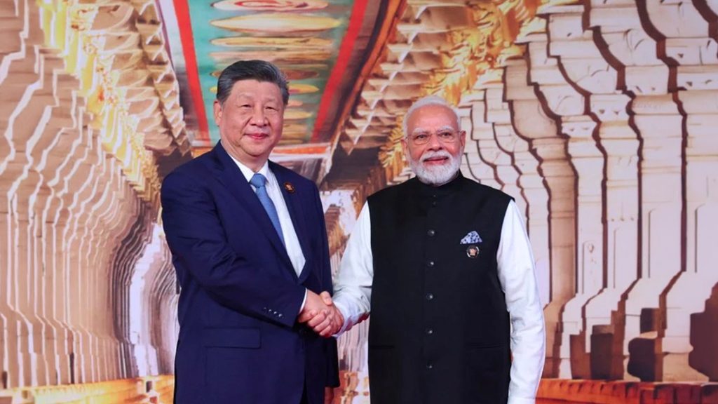 Narendra Modi a accueilli à New Delhi Xi Jinping
